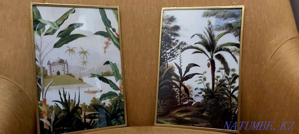 2 Картины в металлической раме Алматы - изображение 6