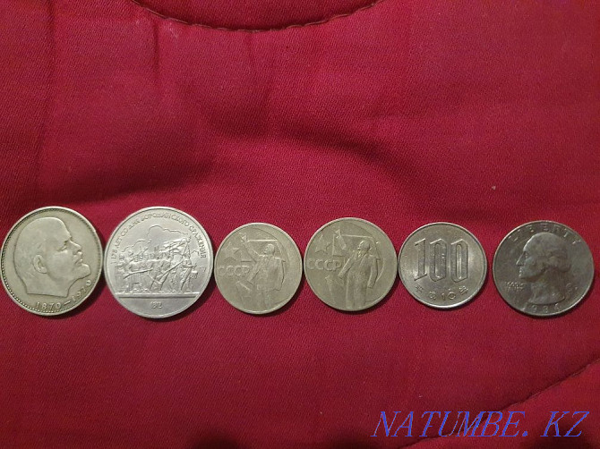 Soviet rubles, banknotes 1,3,5,10,25,500 and collectible coins Almaty - photo 1