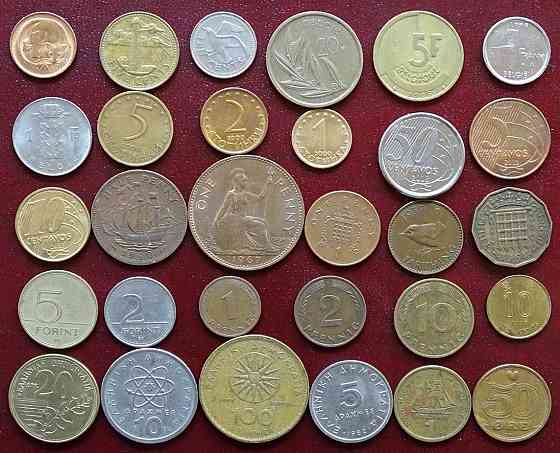 Набор 120 монет из 51 страны Almaty