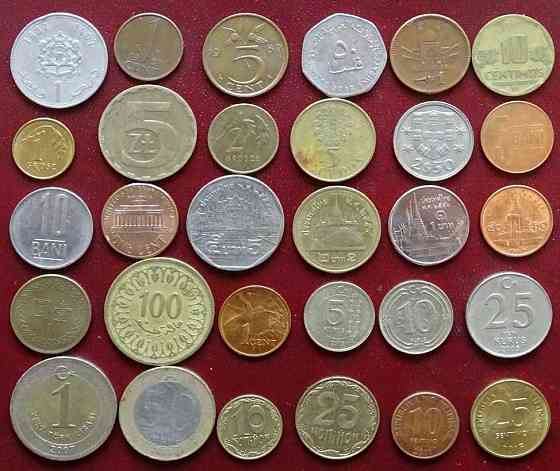 Набор 120 монет из 51 страны  Алматы