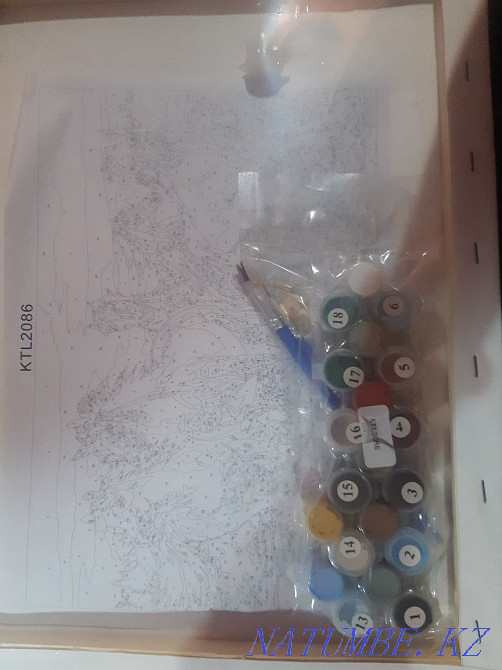 Картина по номерам 3500тг Алматы Алматы - изображение 2