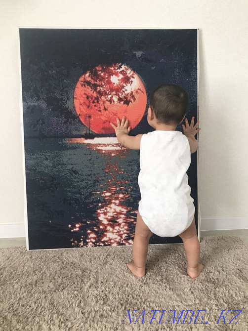 Картина из алмазной мозаики Алматы - изображение 4