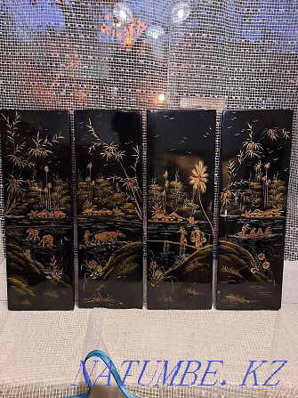 Vietnamese lacquer wooden paintings Almaty - photo 3