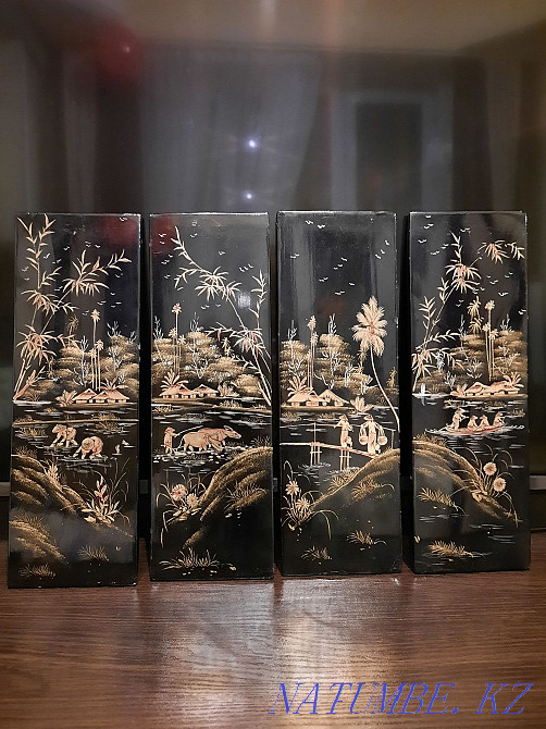 Картины лаковые деревянные вьетнамские Алматы - изображение 7