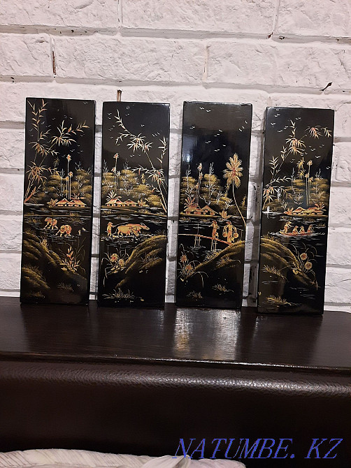 Картины лаковые деревянные вьетнамские Алматы - изображение 6