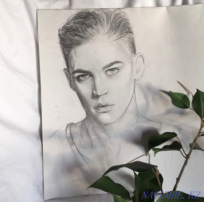 Портреты на заказ по фото Акварелью, Карандашом, МАСЛОМ Алматы - изображение 6