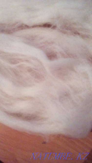 Шерсть для валяние. Крашенная шерсть. Очес. Пух. Алматы - изображение 2