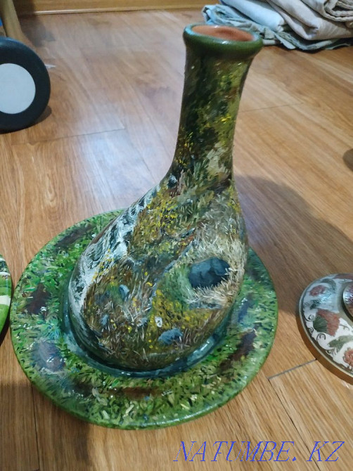 Vase with handmade plates, a good gift for the new year Almaty - photo 2