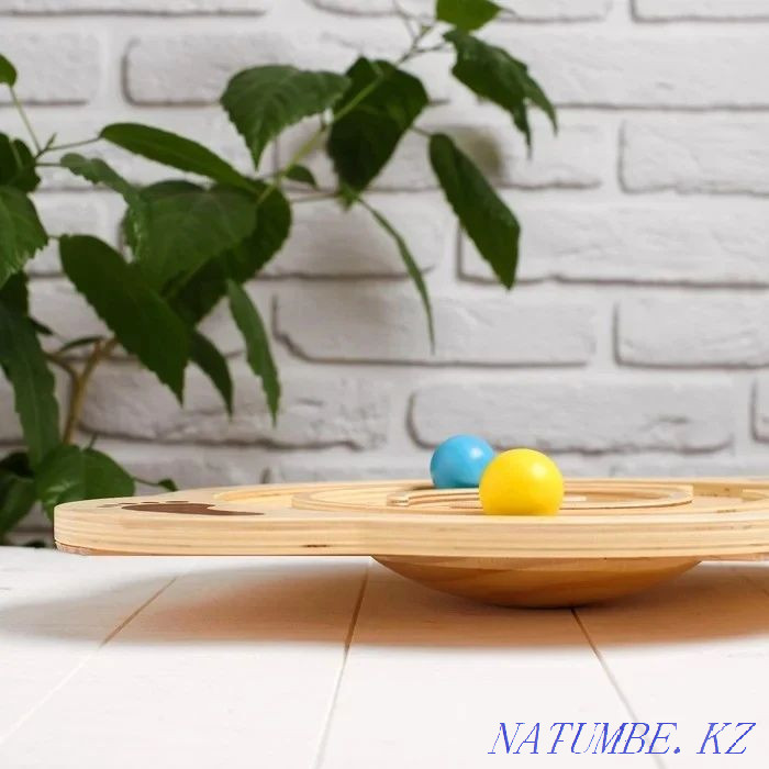 Развивающая игра Балансирующая доска с мячиком Алматы - изображение 2