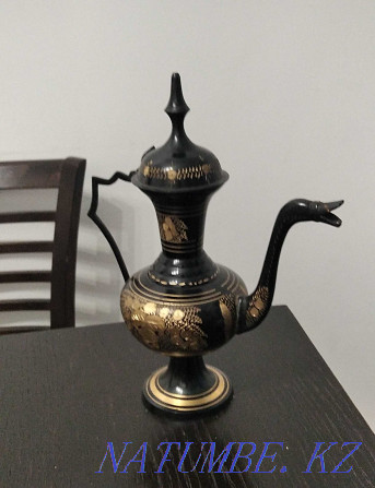Teapot with spout. India. Handmade. Almaty - photo 1