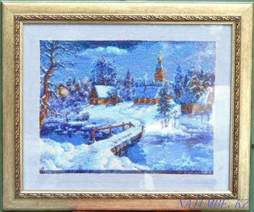 Картина Зимний вечер Алматы - изображение 1