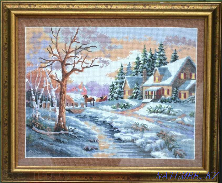 Painting. "Winter". Almaty - photo 1