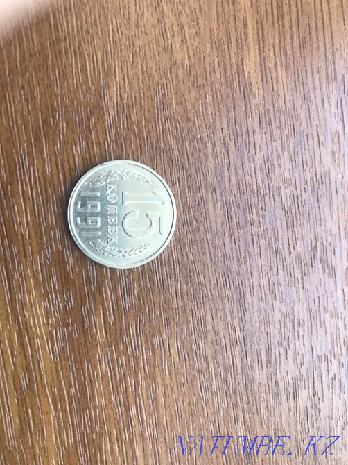 Монета СССР 15 копеек 1991 года Алматы - изображение 1