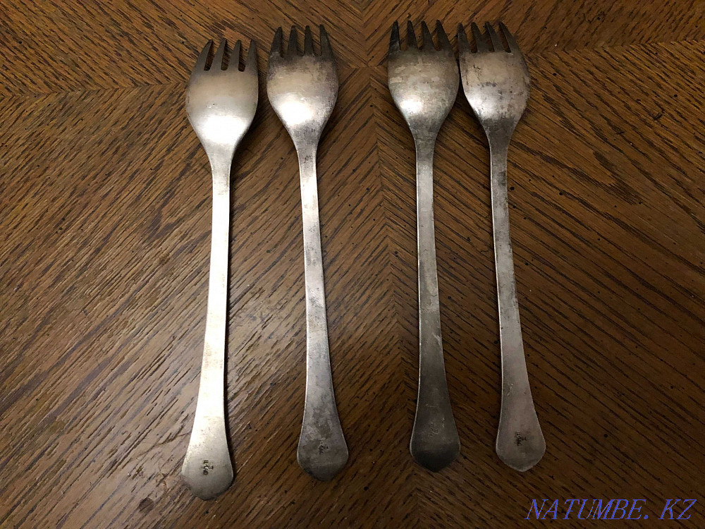 Мeльxиopовые вилки c серебрениeм, риcунок "Элегaнт" Алматы - изображение 2