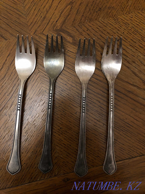 Мeльxиopовые вилки c серебрениeм, риcунок "Элегaнт" Алматы - изображение 1