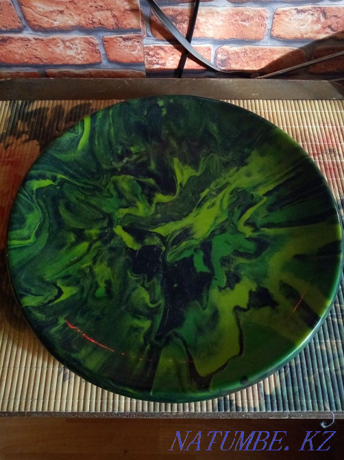 Поднос из дерева, ручная работа. Алматы - изображение 1