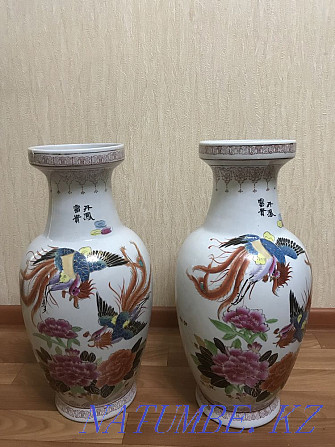 Chinese porcelain vases 2 pcs Almaty - photo 1