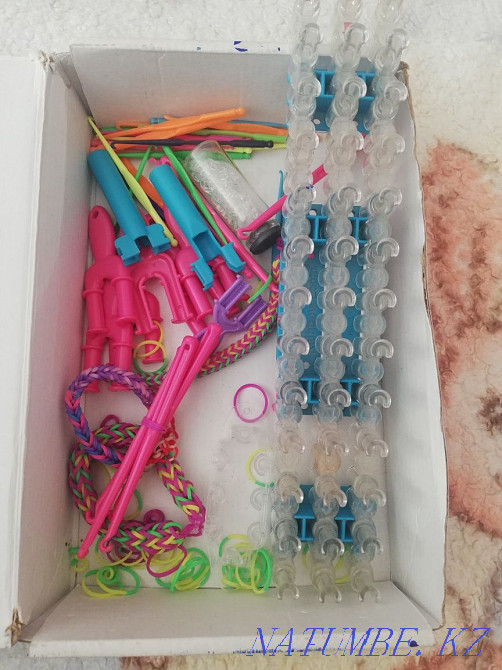 Rainbow loom набор для плетения из резинок Алматы - изображение 2