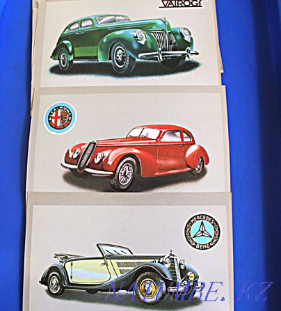 Set 17 pcs. vintage car pictures Almaty - photo 1