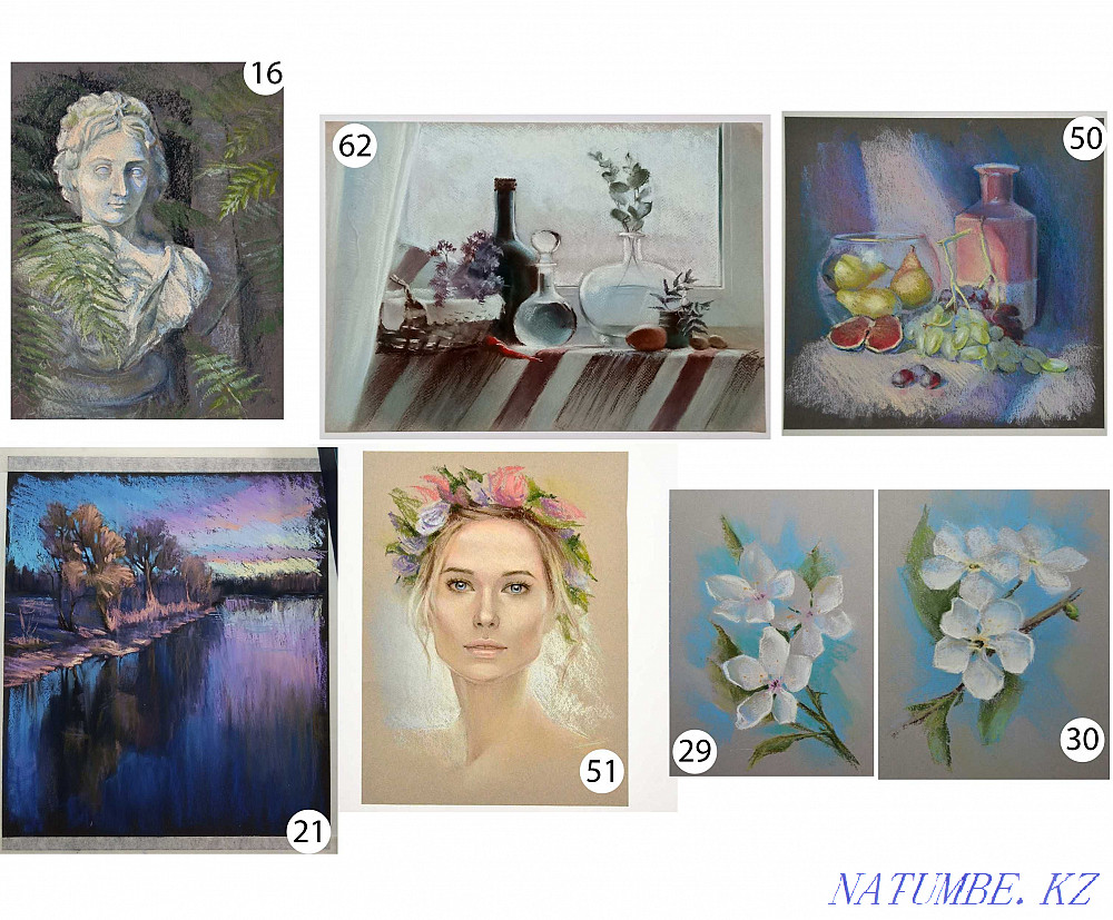 Картина пастелью Алматы - изображение 1