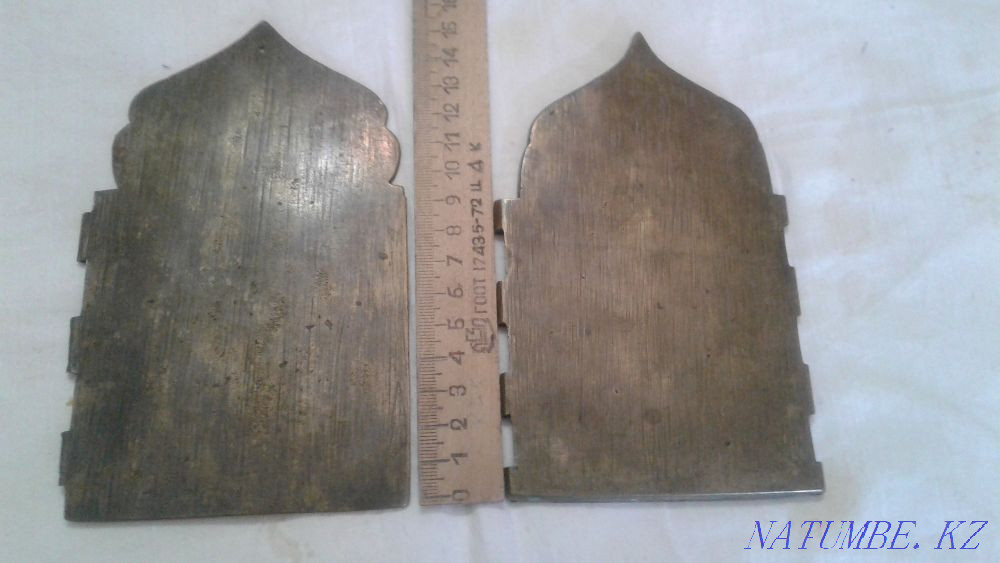 Створки от иконы . Конец 19 века Бронза Алматы - изображение 2