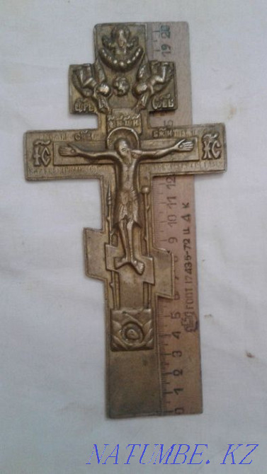Створки от иконы . Конец 19 века Бронза Алматы - изображение 3