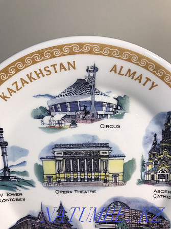 Souvenir plate views of Almaty Almaty - photo 2