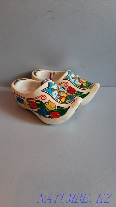 Сувенирные башмачки Голландия. Материал: дерево. Алматы - изображение 1