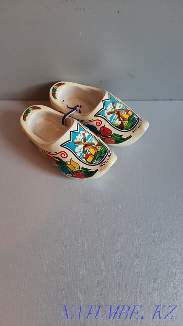 Сувенирные башмачки Голландия. Материал: дерево. Алматы - изображение 2