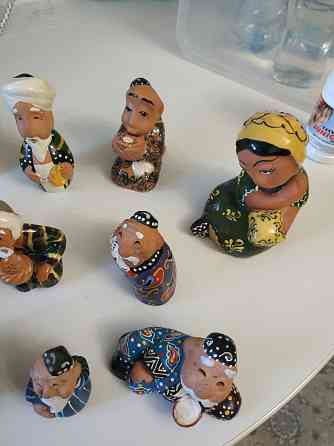Статуэтки глиняные с глазурью Алматы
