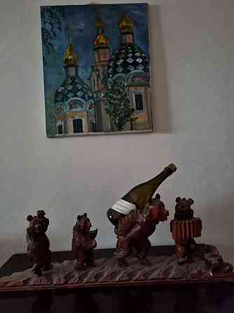 Продам деревянных медведей , ручная работа Алматы