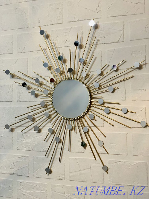 Зеркало Солнце ручной работы Алматы - изображение 1