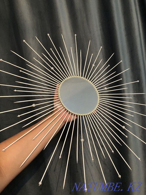 Зеркало Солнце ручной работы Алматы - изображение 2