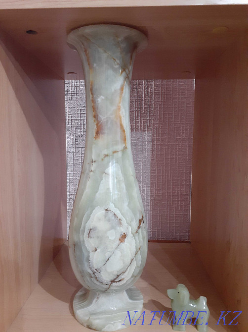 Продаётся ваза из натурального оникса Алматы - изображение 1