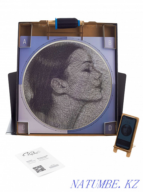 Картина из нитей по твоей фотографии RINGSTRING Алматы - изображение 4