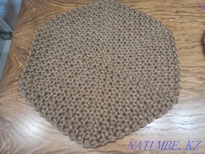 Round jute rug Almaty - photo 1