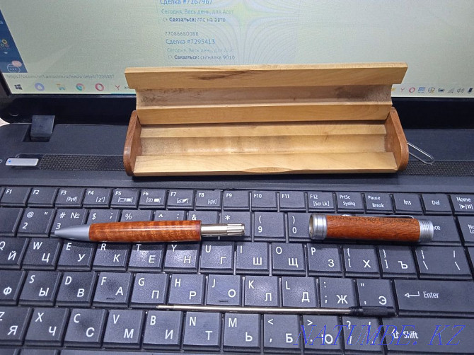 Author's pen made of real wood Almaty - photo 4