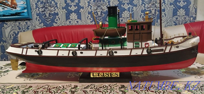 Продается деревянная модель корабля "ULISES" Алматы - изображение 1
