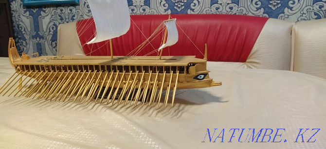 Деревянная модель корабля "GREEK TRIREME" Алматы - изображение 2