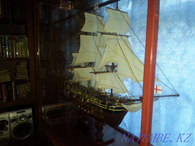 Handmade wooden model of the Bounty ship for sale. Almaty - photo 5