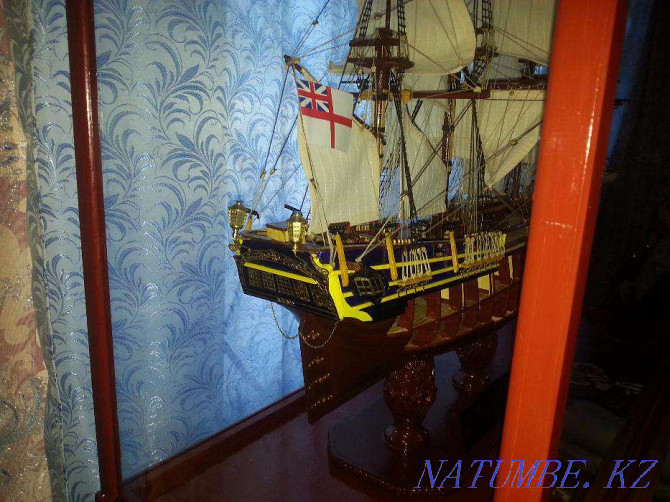 Handmade wooden model of the Bounty ship for sale. Almaty - photo 6