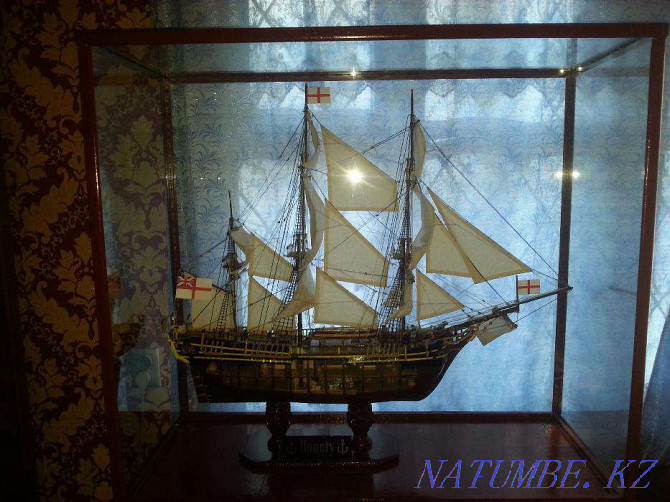 Handmade wooden model of the Bounty ship for sale. Almaty - photo 1