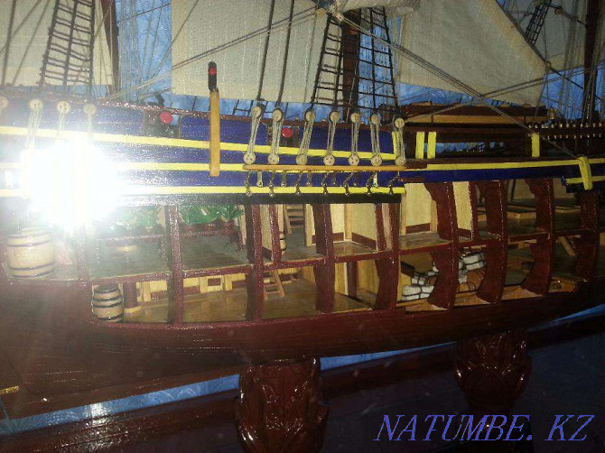 Handmade wooden model of the Bounty ship for sale. Almaty - photo 3