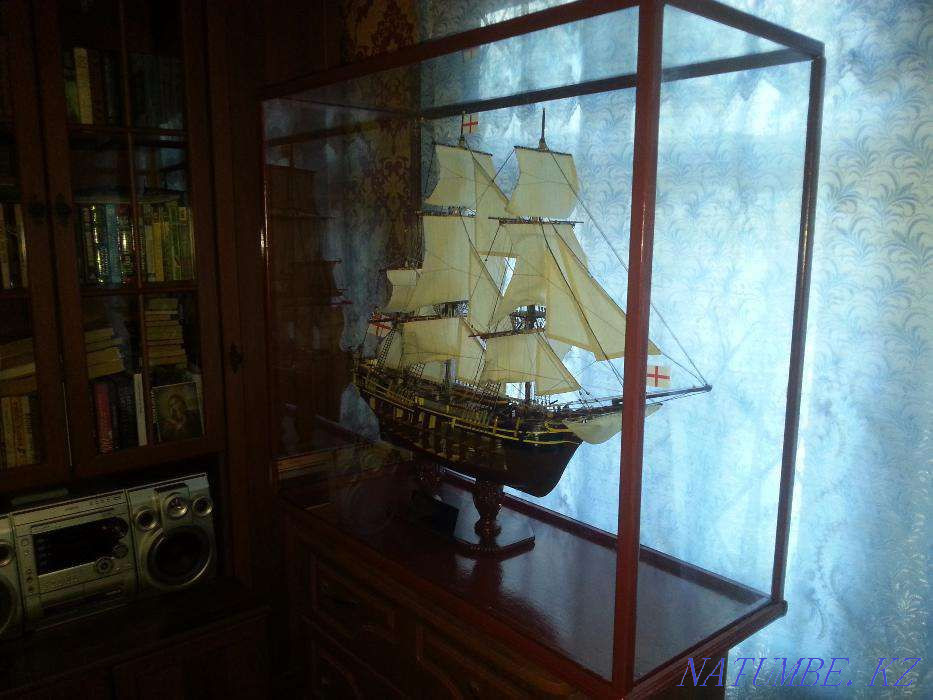 Продается деревянная модель корабля «Баунти» ручной работы. Алматы - изображение 4