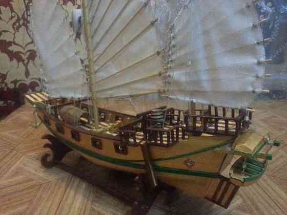Продается деревянная модель корабля «PIRATE JUNK » ручной работы. Almaty