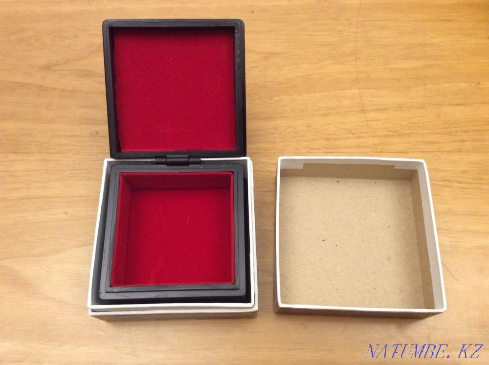 Шкатулки новые, мельхиоровая, деревянная, комплект фарфоровых Алматы - изображение 7