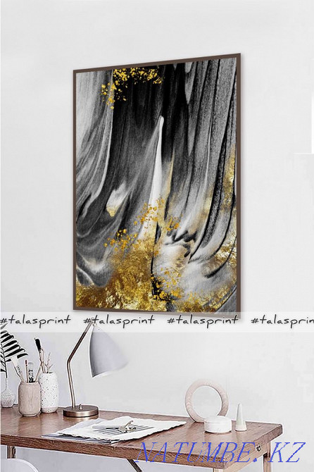 Интерьерные картины Модульные картины холст абстракций Алматы - изображение 5