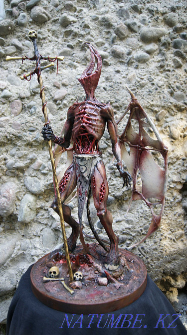 Фигурка из полимерной глины "демон" Алматы - изображение 1