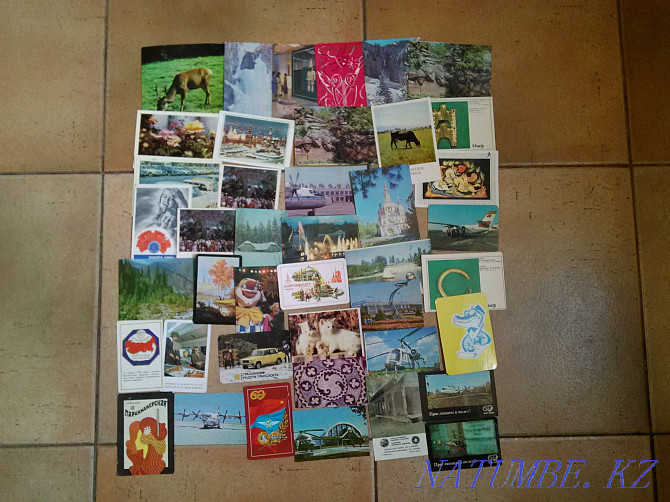 Soviet calendars (200 pieces). Almaty - photo 2