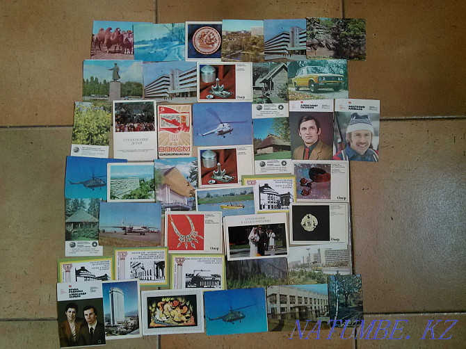 Soviet calendars (200 pieces). Almaty - photo 3
